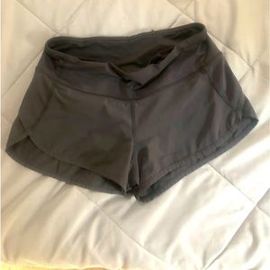 Lululemon black speed shorts